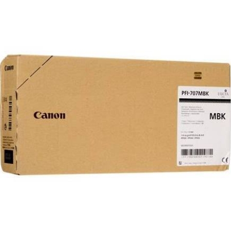 Canon imagePROGRAF PFI-707 Ink for iPF830/840/850 - Matte Black (700 mL ...