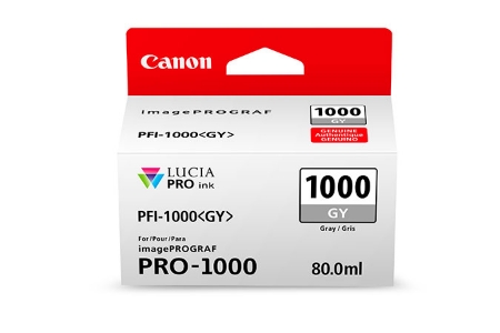Canon imagePROGRAF PRO-1000 Ink - Gray (80mL) - 0552C002 | LexJet ...