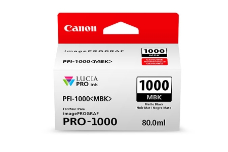 Canon imagePROGRAF PRO-1000 Ink - Matte Black (80mL) - 0545C002 | LexJet