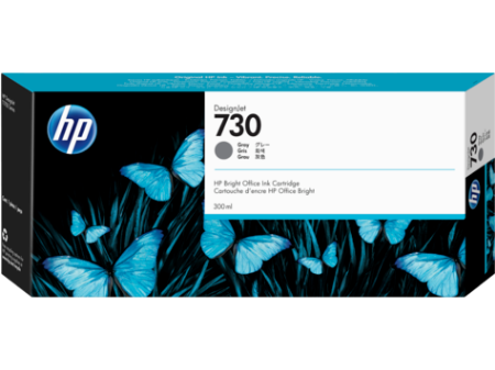 HP 730 300ml Gray Ink Cartridge - P2V72A | LexJet - Inkjet Printers ...