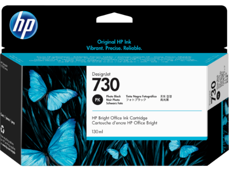 HP 730 130ml Photo Black Ink Cartridge - P2V67A | LexJet