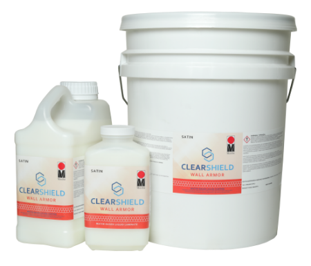 Marabu ClearShield Professional Wall Armor, Satin, 55 gallon, wall ...